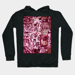 Pink Sticker Street Art NYC Hoodie